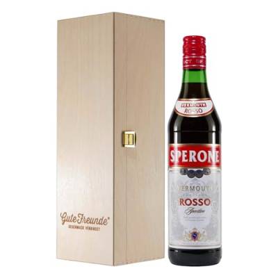 Sperone Vermouth Rosso Aperitivo mit Geschenk-HK von Sperone