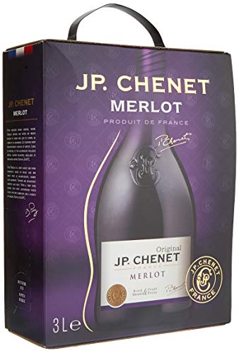 JP Chenet - Original Merlot Rotwein aus Pays d'Oc, Frankreich - Großpackungen Wein Bag in Box 3l (1 x 3 L) von J.P. Chenet