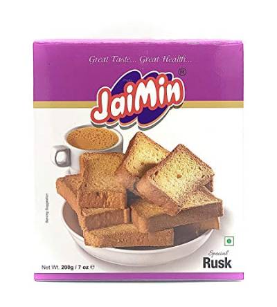 Jaimin Special Rusk Kuchen-Zwieback - 200g - 2er-Packung von Jaimin