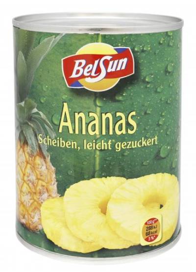Jeden Tag Ananas Scheiben leicht gezuckert von Jeden Tag
