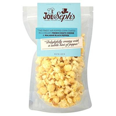 Joe & Seph der Popcorn - Goats Cheese & Black Pepper (90 g) - Packung mit 6 von Joe & Sephs