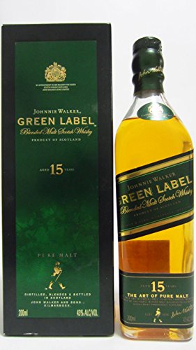 Johnnie Walker Green Label 15 Jahre - 0,2 Liter von Johnnie Walker