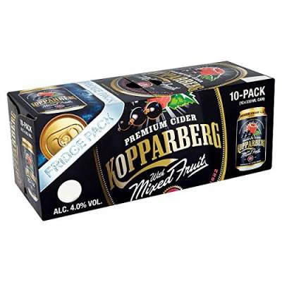 Kopparberg Premium Cider mit Mischfrucht-Kühlschrank-Pack 10 x 330ml (Pack of 10x330m) von Kopparberg