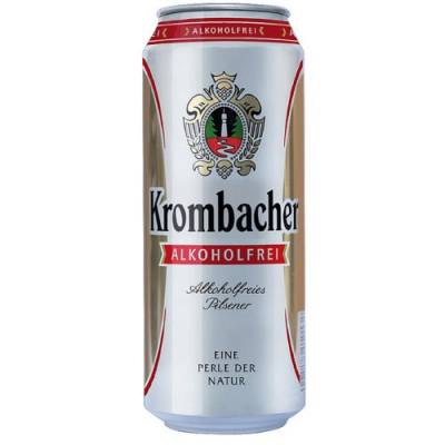 Krombacher Pils, Alkoholfrei, 24er Pack (24 x 500ml) EINWEG von Krombacher