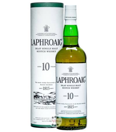 Laphroaig 10 Jahre Single Malt Whisky (40 % vol., 0,7 Liter) von Laphroaig Distillery