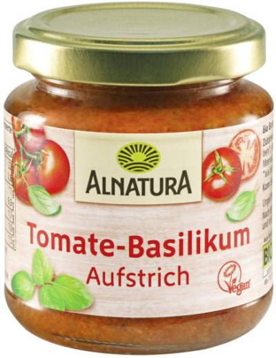 Alnatura Bio Tomate-Basilikum Aufstrich 110G