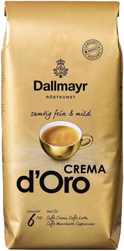 Crema d´Oro mild + fein ganze Bohne von Alois Dallmayr Kaffee OHG