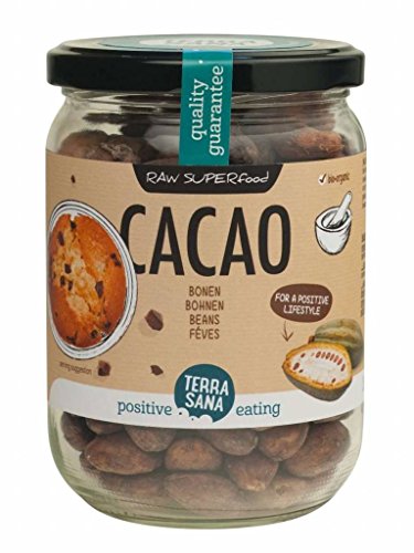 Kakaobohnen RAW (Glas) von Terrasana