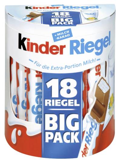 Kinder Riegel Big Pack 18ST 378G