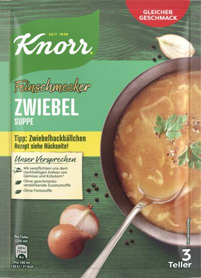 Knorr Feinschmecker Zwiebel Suppe 62G