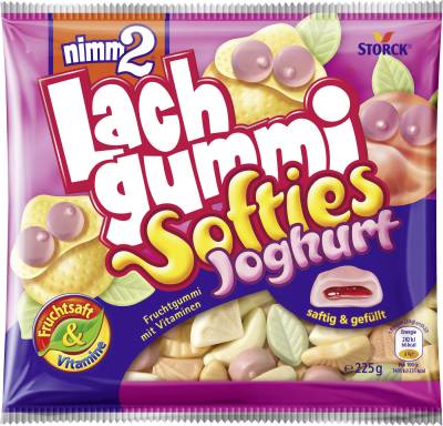 Storck Nimm2 Lachgummi Softies Joghurt 225G
