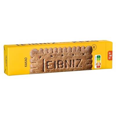 LEIBNIZ Kakaokeks, 200 g, knusprige Kekse mit Kakao gebacken (1 x 200 g) von Leibniz