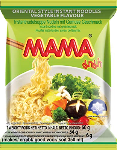 MAMA - Instant Nudeln Gemüse, 30er pack (30 X 60 GR) von MAMA
