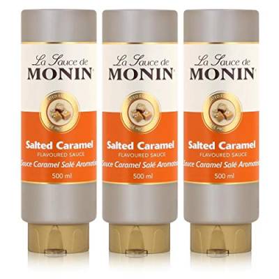 Monin Sauce Salted Caramel, 500 ml, 3er Pack von MONIN