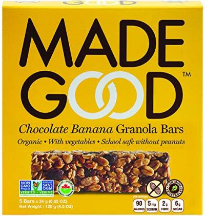 MadeGood Chocolate Banana Granola Bars glutenfrei bio 144g von MadeGood