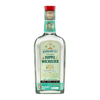 Margaretes feiner Doppel-Wacholder 42% Vol. - feinstes Destillat aus Bio-Weizen - Trinkt man pur oder mit Tonic. (1 x 0,5 l) von Margarete