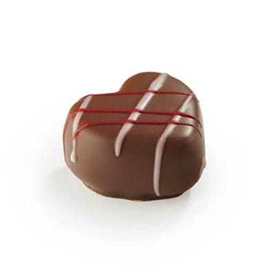 Ickx Coers d'Amour einzelne Schokoladen mit Erdbeerfüllung Fill 1 kg, 1er Pack (1 x 1 kg) von Martins Chocolatier