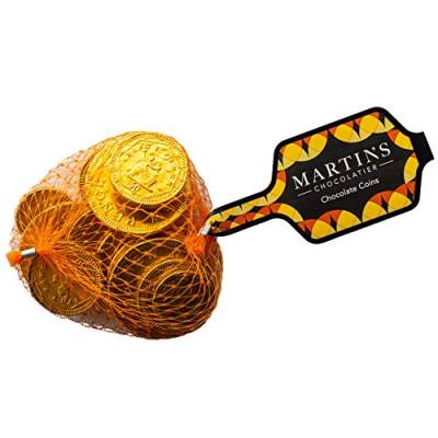 Martins Chocolatier Schokoladenmünzen (3 Netze) | Netz mit Milchschokoladenmünzen | Belgische Schokolade Geschenk von Martins Chocolatier