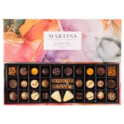 Martin's Chocolatier GuiltFree Collection | Signature Luxuriöse handgefertigte SchokoladenGeschenkbox | 30 belgische Pralinen, 15 verschiedene Geschmacksrichtungen | Ideales Geschenk für von Martins Chocolatier