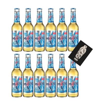 Mixery Ice Blue 12er Set Mixery Bier plus Guarana 12x0,33L (3,1% Vol) inkl. Pfand MEHRWEG- [Enthält Sulfite] von Mixcompany.de Bar & Glas