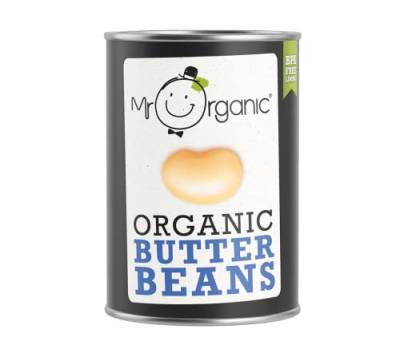 mr Bio Bio riesigen weißen Bohnen 400g Dose von Mr Organic