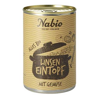 NAbio Linsentopf, vegan, Bio, fertiggericht (400 g) von NABIO