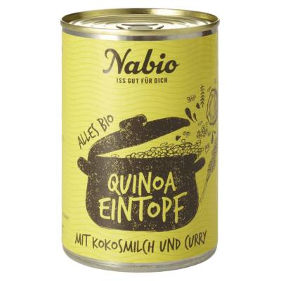 Bio Quinoa Eintopf mit Kokosmilch und Curry von NAbio