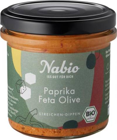 Nabio Aufstrich Paprika Feta Olive von Nabio