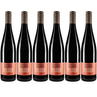 Nehrbaß - “Dornfelder 2022” - Rotwein lieblich 6 x á 0,75 Liter - Qualitätswein - Vegan - Aus Deutschland (Rheinhessen) - mit Schraubverschluss von Nehrbaß