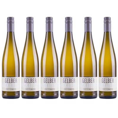 Nehrbaß - “Gelber Muskateller 2022” - Weißwein feinherb 6 x á 0,75 Liter - Qualitätswein - Vegan - Aus Deutschland (Rheinhessen) - mit Schraubverschluss von Nehrbaß