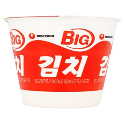 Korean Nong Shim Big Bowl Noodle, Kimchi Flavor, 112g x 16 Bowls von Nong Shim