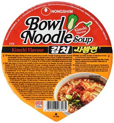 NONGSHIM - Instant Bowl Nudeln Kimchi, (1 X 86 GR) von Nong Shim
