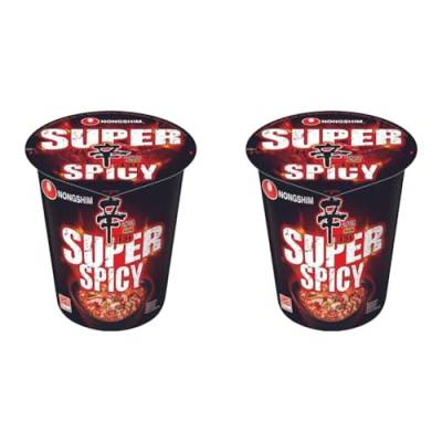 NONGSHIM - Instant Cup Nudeln Shin Red Super Spicy - (1 X 68 GR) (Packung mit 2) von Nong Shim
