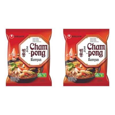 NONGSHIM - Instant Nudelsuppe Champong - (1 X 124 GR) (Packung mit 2) von Nong Shim
