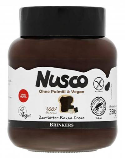 Nusco Zartbittercreme ohne Palmöl & Vegan von Nusco