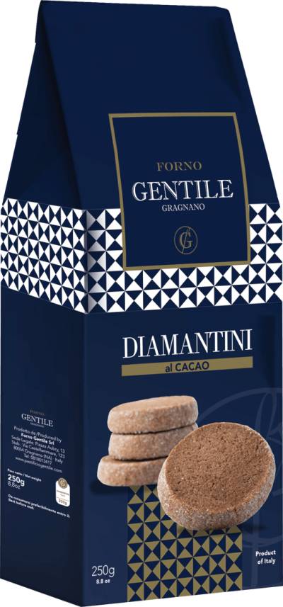 Gentile Diamantini al Cacao Schokoplätzchen  250 g von Pastificio Gentile