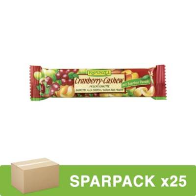 Rapunzel - Fruchtschnitte Cranberry-Cashew - 40 g - 25er Pack von Rapunzel Naturkost