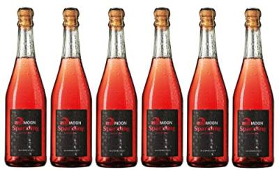 6x 0,75l - Red Moon Sparkling - 99.6 - Premium - alkoholfreies Erfrischungsgetränk aus 100% rotem Red Moon-Apfelsaft - mit Kohlensäure versetzt von Red Moon