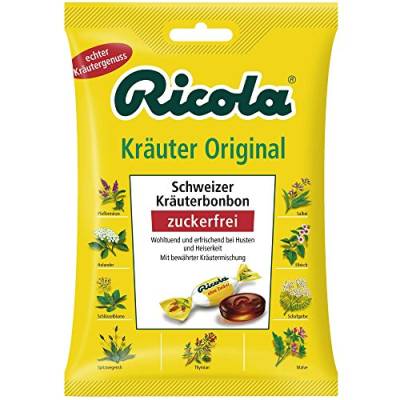 Ricola Kräuterhalstropfen Original zuckerfrei (3 x 75 g) von Ricola