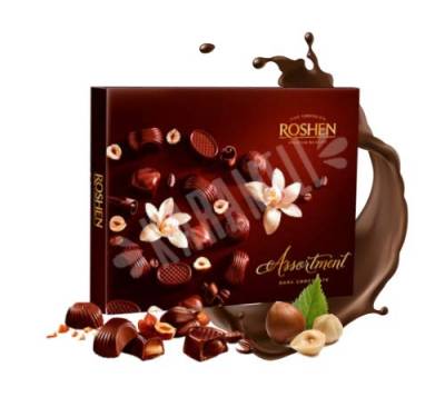 ROSHEN | "Assortment Classic" Konfektmischung | Schokoladenkonfekt mit verschiedenen Füllungen schachtel Pralinen| dunkle Schokolade von Roshen