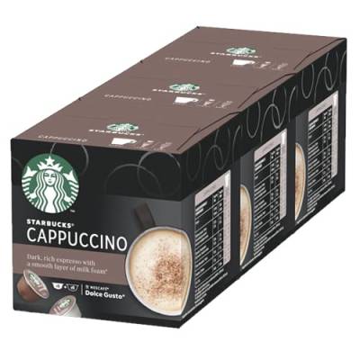 Starbucks - Cappuccino by Nescafé Dolce Gusto - 3x 12 Kapseln von STARBUCKS