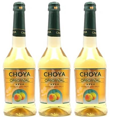 3 Flaschen Choya Orginal mit Pflaume Sake a 0,75 L 10% vol. von Sake