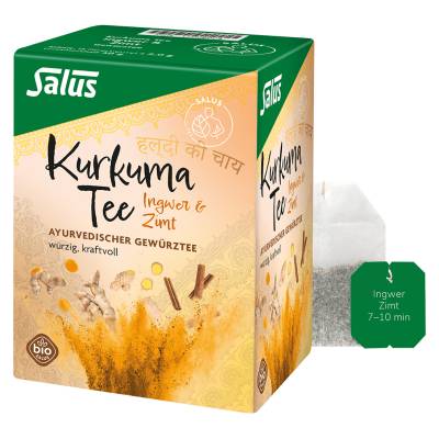 Bio Kurkuma Tee, Ingwer & Zimt von Salus