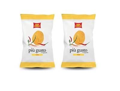2x San Carlo più gusto Vivace Chips Patatine Kartoffelchips gesalzen 50g chips von San Carlo