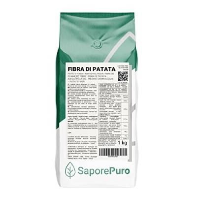 Saporepuro Kartoffelfasern 1 kg – ideal für die Brotherstellung und Backwaren von SaporePuro