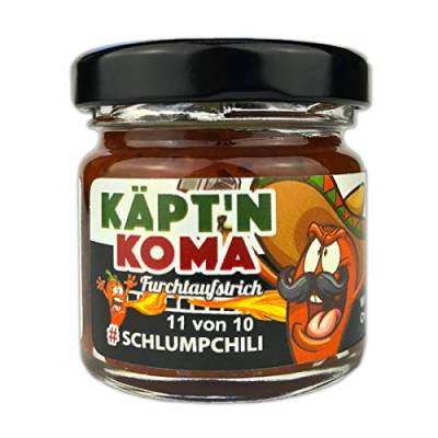 Schlump-Chili⎥KÄPT'N KOMA Paste⎥ultra scharfe Chili Paste⎪mit Carolina Reaper Chilis und Ingwer (1 x 35g) von Schlump-Chili