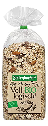 Seitenbacher Bio Müsli voll-biologische Mischung I ohne zugesetzten Zucker I ohne zugesetztes Fett I (1 x 750 g) von Seitenbacher