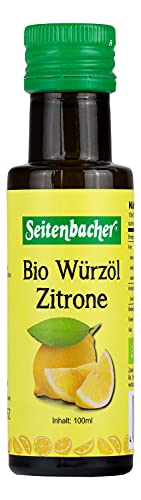 Seitenbacher Bio Würzöl Zitrone I kaltgepresst I Erstpressung I Antipasti I Fisch I (1x100 ml) von Seitenbacher