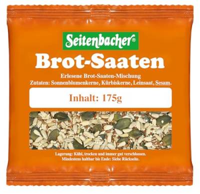 Seitenbacher Brot Saaten I Erlesene Saaten I für Brote, Salate oder Toppings I (1x175g) von Seitenbacher