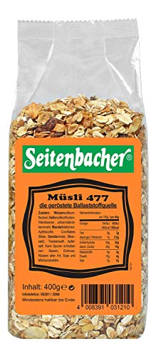 Seitenbacher Müsli geröstet I mit Honig I Vollkorn I Granola I Crunchy I (1x 400 g) von Seitenbacher